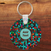 色数々のの キーホルダー (正面)