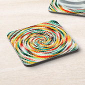 色数々のの コースター (左側)