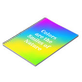 色数々のの ノートブック (左側)