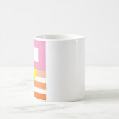 色数々のの「愛」コーヒーマグ コーヒーマグカップ (中央)