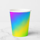 色数々のの 紙コップ (裏面)