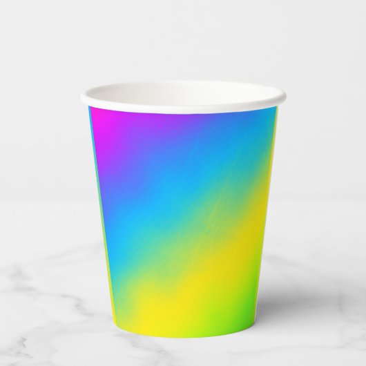 色数々のの 紙コップ (裏面)