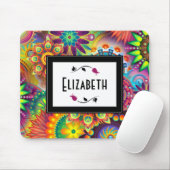 色数々のアールデコパーソナライズされた模様 マウスパッド (マウス)