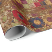 色数々のインディアンキルトプリント ラッピングペーパー (ロールコーナー)