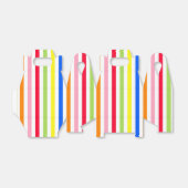 色数々のキャンディストライプー フェイバーボックス (折り畳みなし)