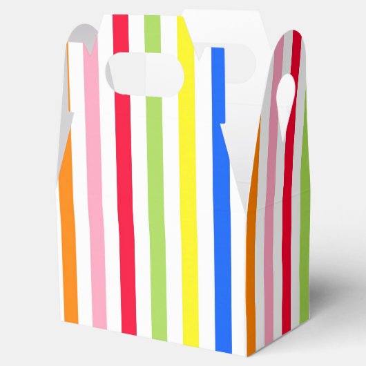 色数々のキャンディストライプー フェイバーボックス (オープン)
