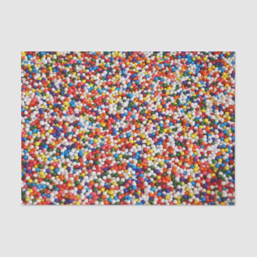 色数々のキャンディボールおもしろいプレゼント紙 薄葉紙 (正面)