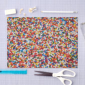 色数々のキャンディボールおもしろいプレゼント紙 薄葉紙 (クラフト)