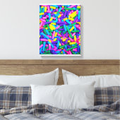 色数々のキャンディ キャンバスプリント (インサイチュ (寝室))