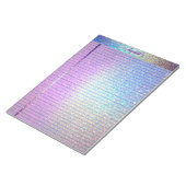 色数々のグリッターラインメモ帳 ノートパッド (アングル)