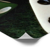 色数々のサイコロ写真 ポスター (角)