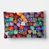 色数々のサイコロ アクセサリーポーチ (裏面)