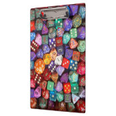 色数々のサイコロ クリップボード (左)