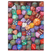 色数々のサイコロ クリップボード (裏面)