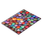 色数々のサイコロ ノートブック (左側)