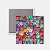 色数々のサイコロ マグネット (正面/裏面)