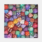 色数々のサイコロ マグネット (正面)