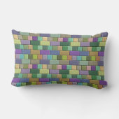 色数々のタイル型腰枕 ランバークッション (裏面)