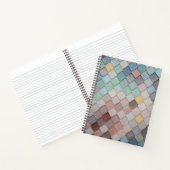 色数々のタイル ノートブック (内部)