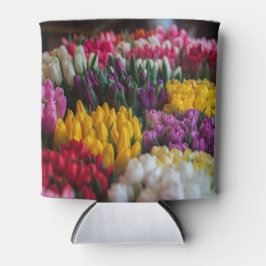 色数々のチューリップ 缶クーラー