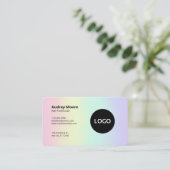 色数々のネイリスト 名刺 (スタンド正面)