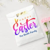 色数々のハッピーイースター フェイバーバッグ (封をした状態)