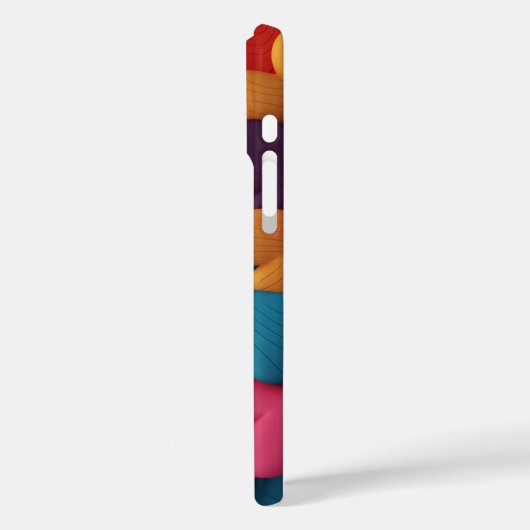 色数々のハートと質感 Case-Mate iPhoneケース (裏面 / 左)