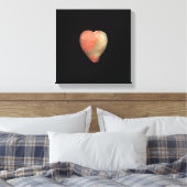 色数々のハート石 キャンバスプリント (インサイチュ (寝室))