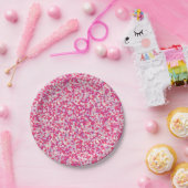 色数々のハート紙吹雪2 ペーパープレート (パーティー)