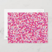 色数々のハート紙吹雪2 ポストカード (正面/裏面)