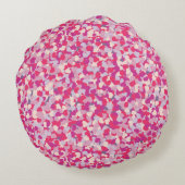 色数々のハート紙吹雪2 ラウンドクッション (裏面)
