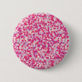 色数々のハート紙吹雪2 缶バッジ (正面)
