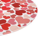色数々のハートPattern-20367 カッティングボード (角)