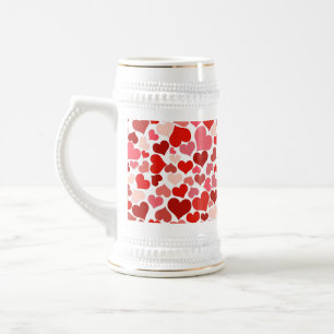 色数々のハートPattern-20367 ビールジョッキ