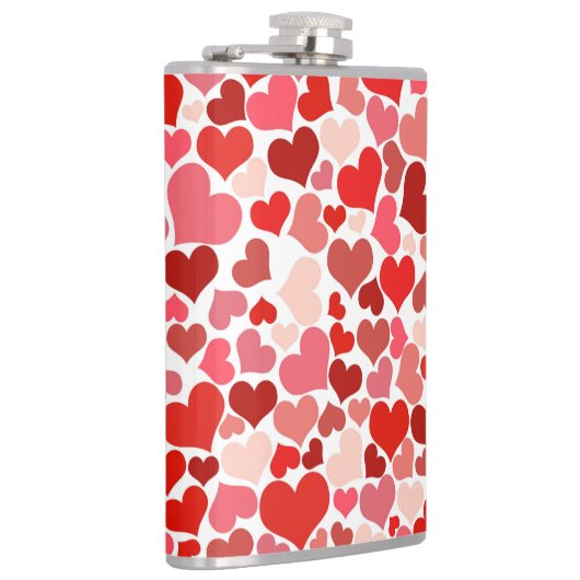 色数々のハートPattern-20367 フラスク (右)
