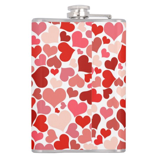 色数々のハートPattern-20367 フラスク (裏面)