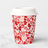 色数々のハートPattern-20367 紙コップ (裏面)