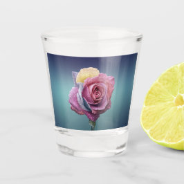色数々のバラ ショットグラス