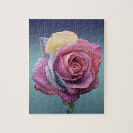 色数々のバラ ジグソーパズル