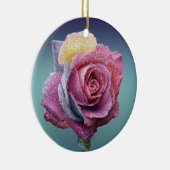 色数々のバラ セラミックオーナメント (右)