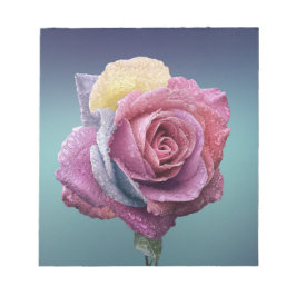 色数々のバラ ノートパッド