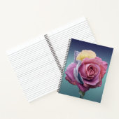色数々のバラ ノートブック (内部)