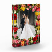 色数々のバラ フォトブロック (左)