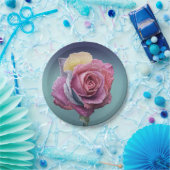 色数々のバラ ペーパープレート (パーティー)