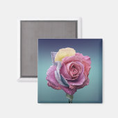 色数々のバラ マグネット (正面/裏面)