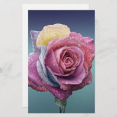 色数々のバラ 便箋 (正面/裏面)