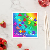 色数々のパズル スタンダードカクテルナプキン (インサイチュ)