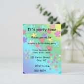 色数々のパズル 招待状 (スタンド正面)