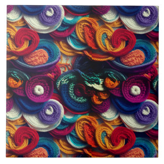 色数々のパッチワーク タイル