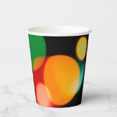 色数々のパーティー《写真》ぼけ味 紙コップ (裏面)